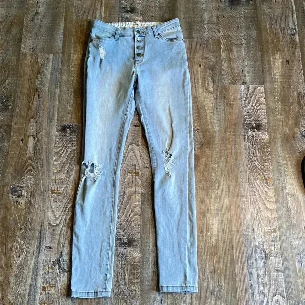 Roxy  | Button Fly Skinny Jeans - Picture 2 of 9